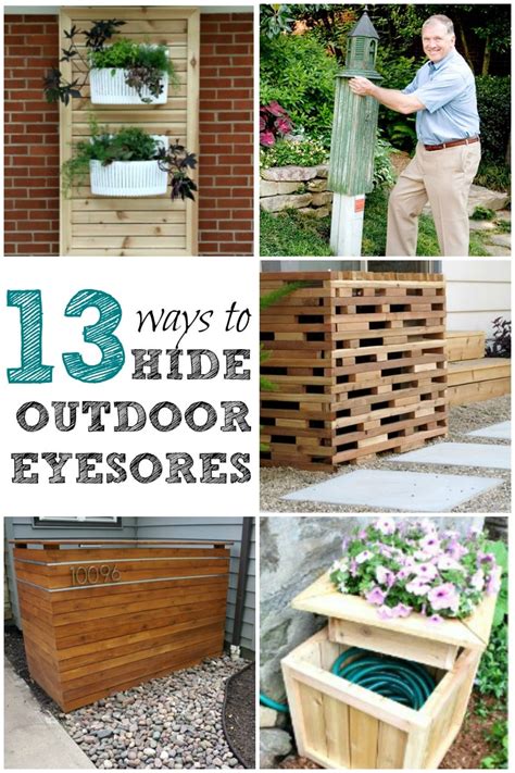 how to install junction box covers decorative|13 Ways to Hide Outdoor Eyesores .